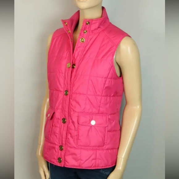 Tory Burch Pink Quilted Vest - Picture 5 of 8